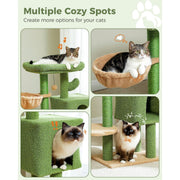 cactus cat tree tower, view 4 - MRSLM