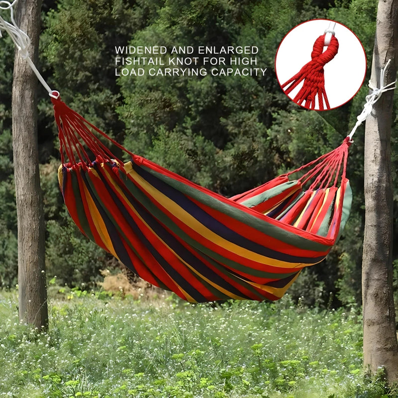 portable thick canvas hammock, view 7 - MRSLM
