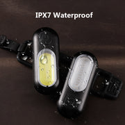 usb flashing bike light, view 3 - MRSLM