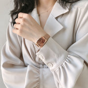 retro square women's watch, view 11 - MRSLM