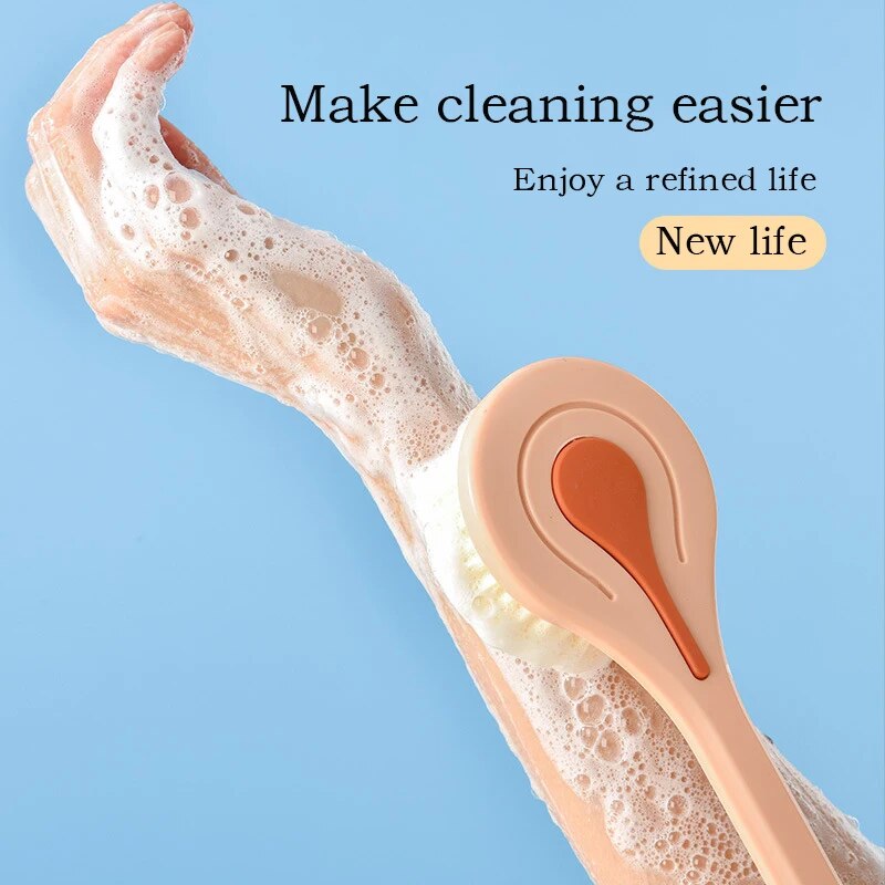 long handle bath brush, view 9 - MRSLM