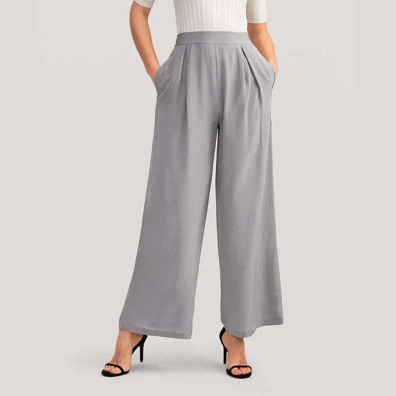 silk wide leg pants - MRSLM