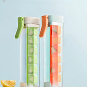 One-hand press ice cube maker with storage box - MRSLM