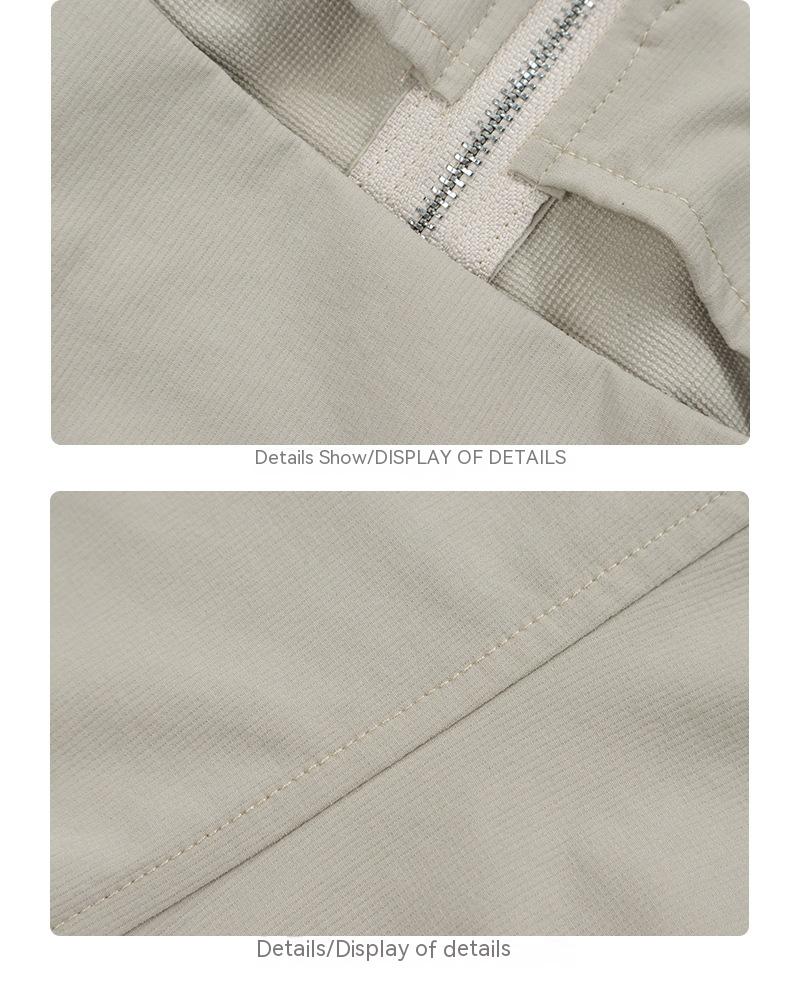women's slim fit zipper vest, view 4 - MRSLM