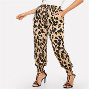 high waist leopard print pants, view 5 - MRSLM