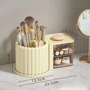 Makeup organizer with brush holder, view 4 - MRSLM