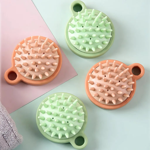 silicone scalp massaging shampoo brush - MRSLM