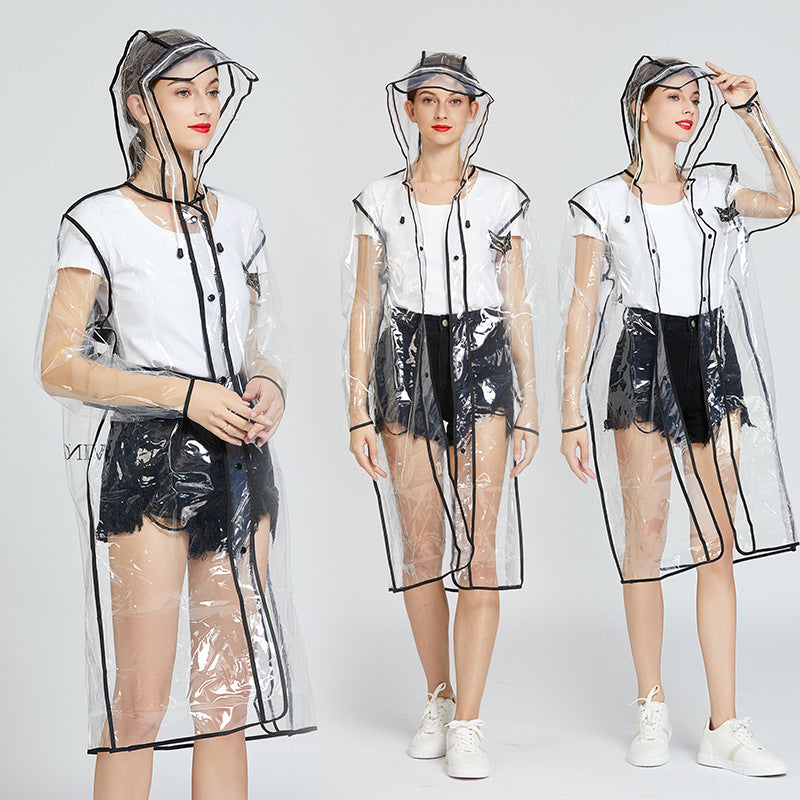 transparent fox raincoat, view 3 - MRSLM