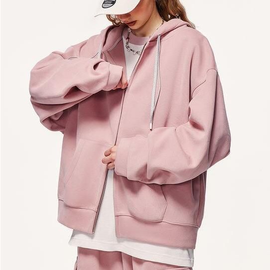 double zip up hoodie jacket, view 6 - MRSLM