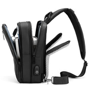 casual one-shoulder messenger bag, view 3 - MRSLM