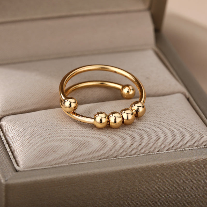 spinner ring for women, view 4 - MRSLM