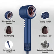 leafless hair dryer with negative ion, view 10 - MRSLM