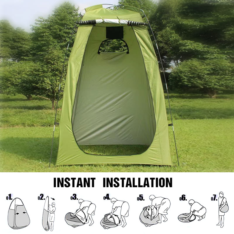 portable privacy shower tent, view 4 - MRSLM