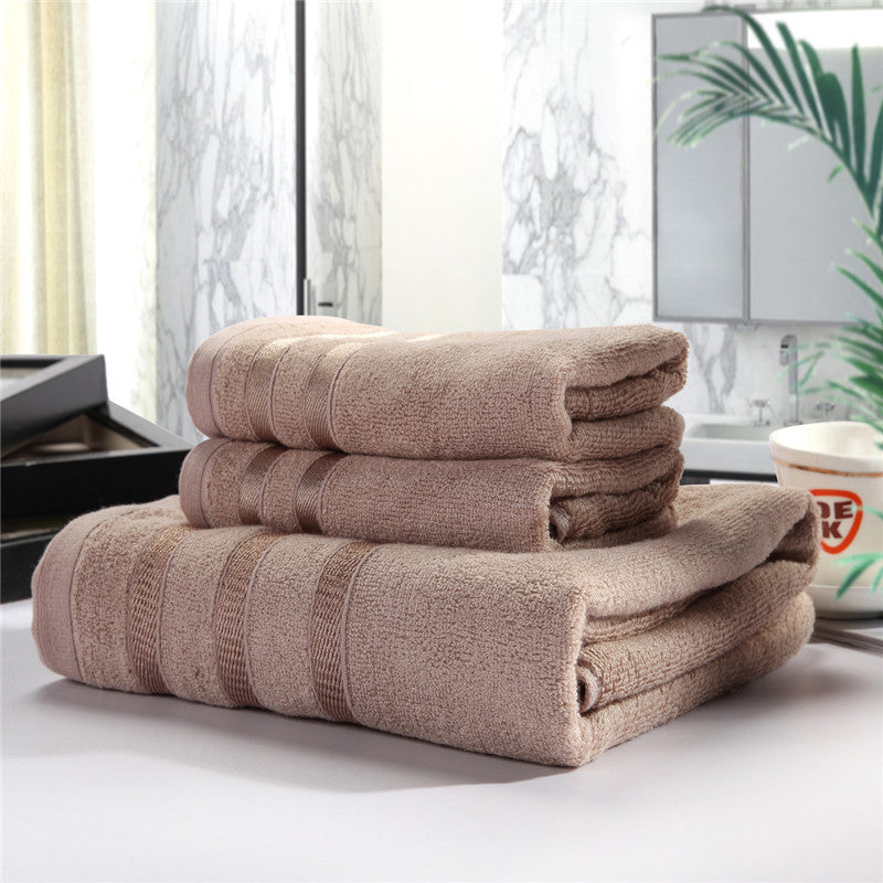 Bamboo fiber towel set, view 2 - MRSLM