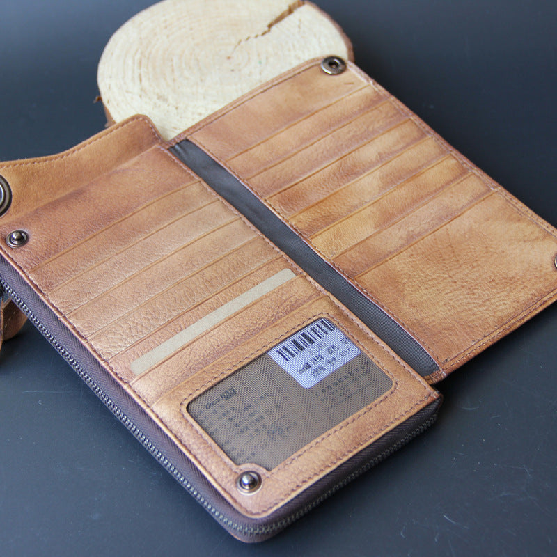 Retro Long Multi-card Wallet Clutch