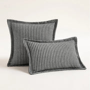 houndstooth jacquard pillowcase, view 6 - MRSLM
