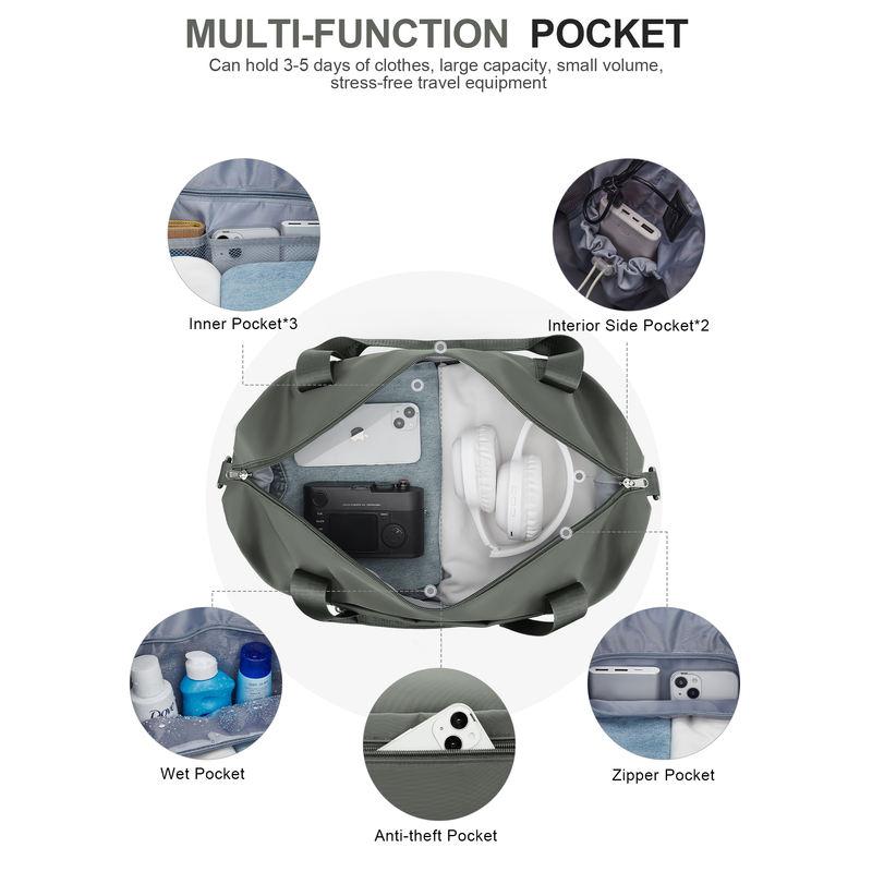 large expandable travel duffel bag, view 9 - MRSLM