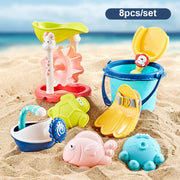 colorful baby beach toy set, view 5 - MRSLM