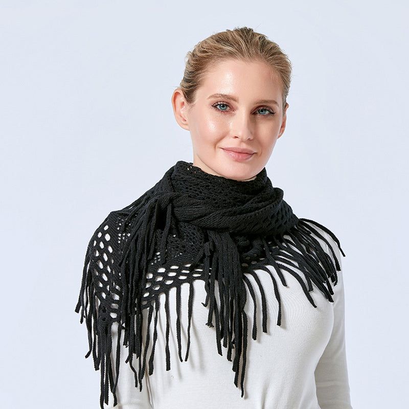 Knitted cardigan shawl, view 9 - MRSLM