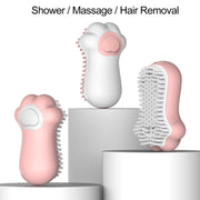 pet bath and massage brush, view 4 - MRSLM