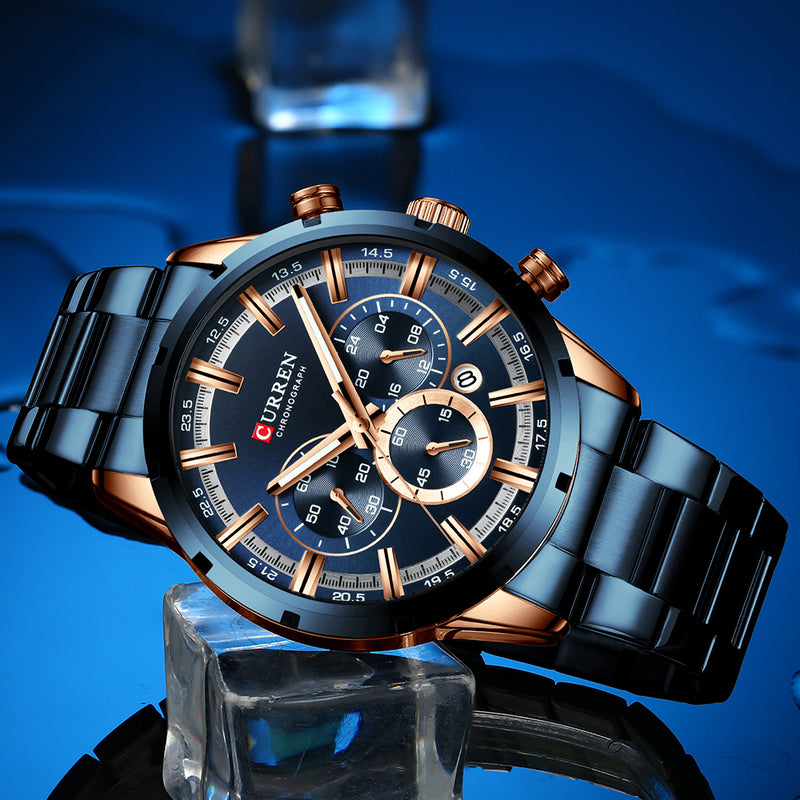men's stainless steel quartz watch - MRSLM