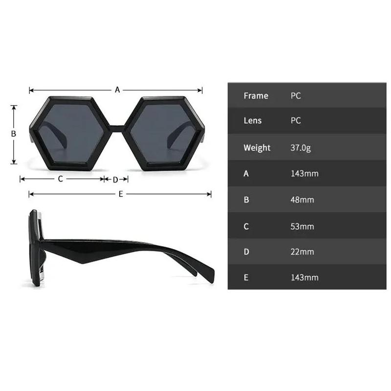 Trendy Retro Square Sunglasses