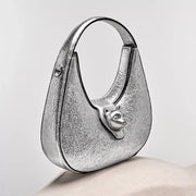 cat-themed half-moon handbag, view 4 - MRSLM
