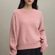 cozy soft round neck wool sweater - MRSLM