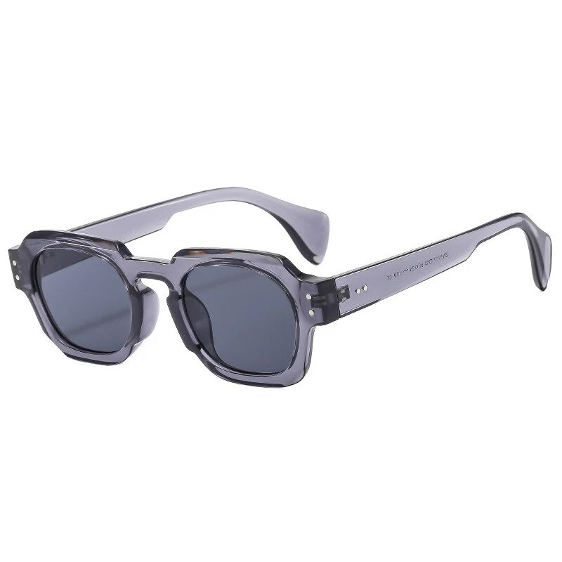 vintage square sunglasses with UV400 lenses, view 6 - MRSLM