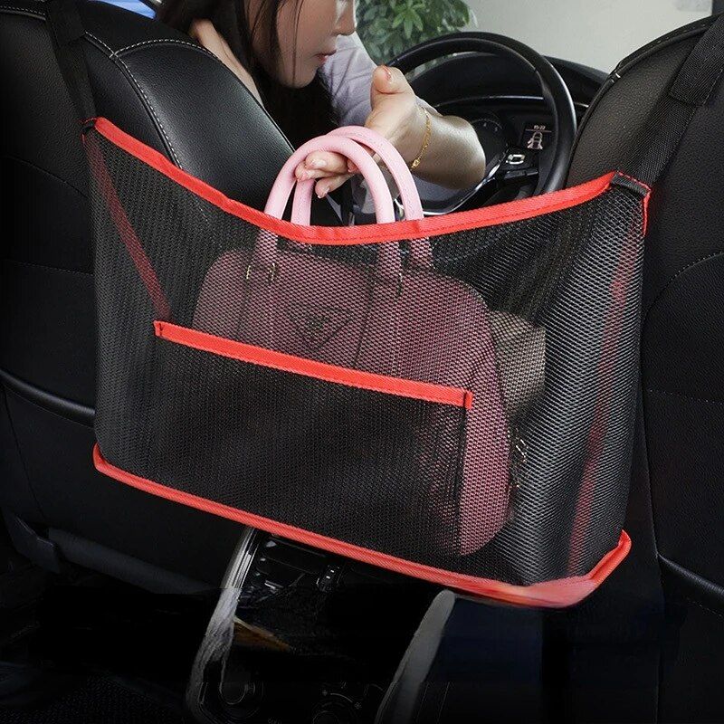 Car seat organizer with pet barrier, view 6 - MRSLM