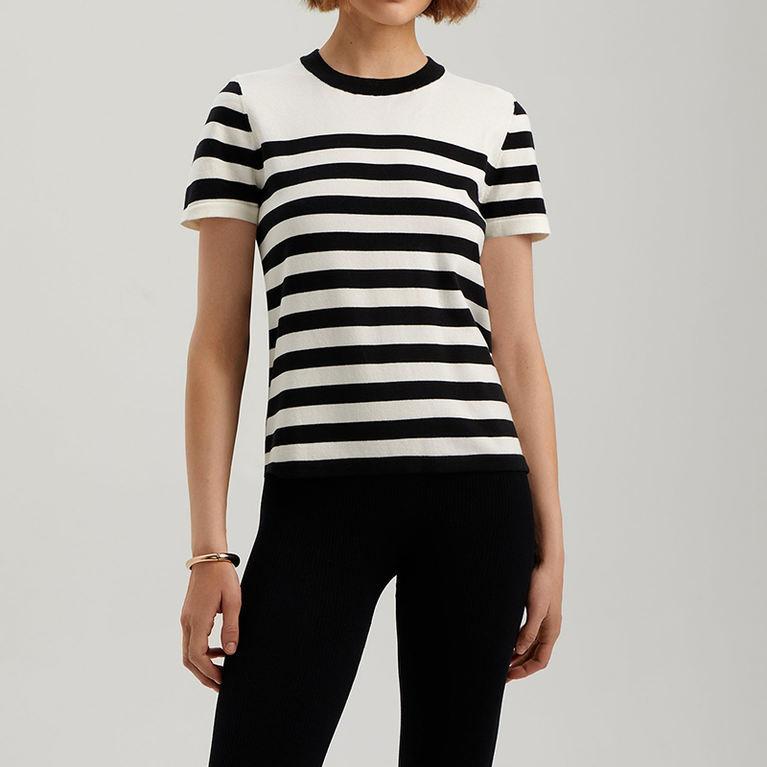 striped knit t-shirt - MRSLM