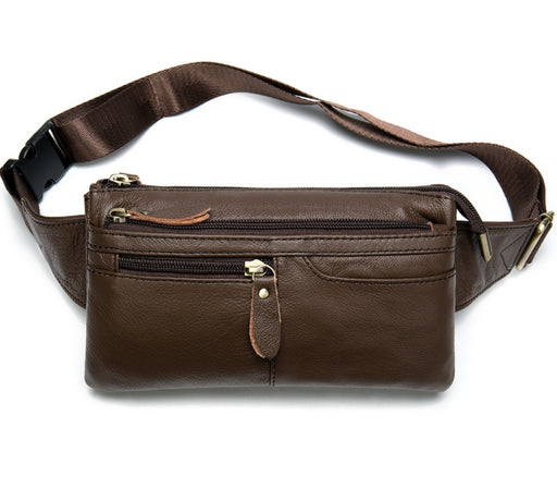 retro leather waist bag, view 9 - MRSLM