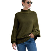 turtleneck knitted sweater women, view 11 - MRSLM