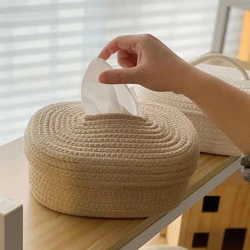 nordic style cloth tissue box, view 9 - MRSLM
