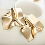 Vintage square statement earrings, view 5 - MRSLM