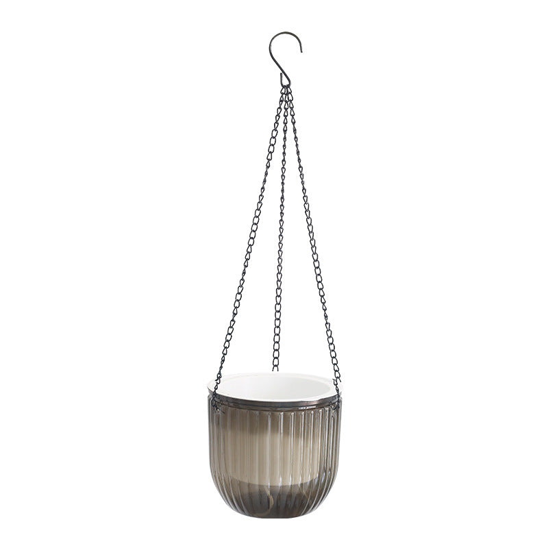 self-watering hanging flowerpot, view 4 - MRSLM