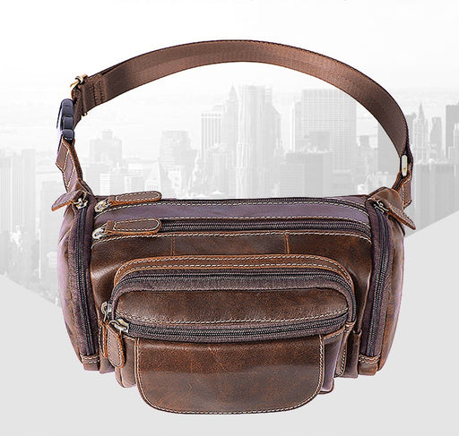 men's leather waist bag - MRSLM