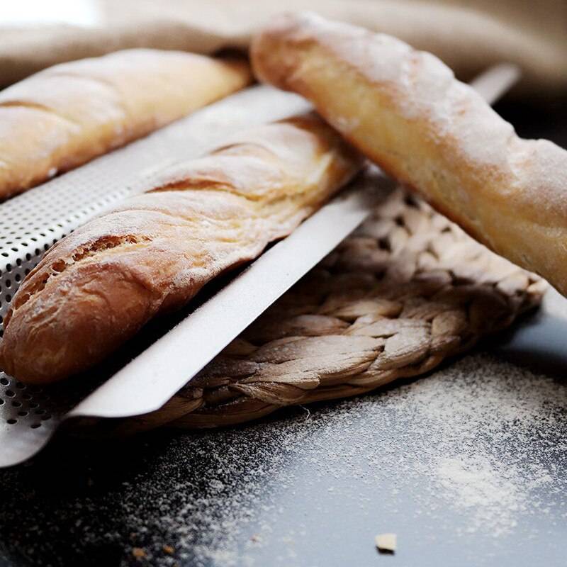french bread baking pan, view 4 - MRSLM