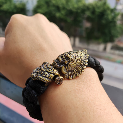 braided paracord couple bracelet - MRSLM
