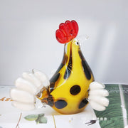 Handmade blown glass animal ornament, view 4 - MRSLM