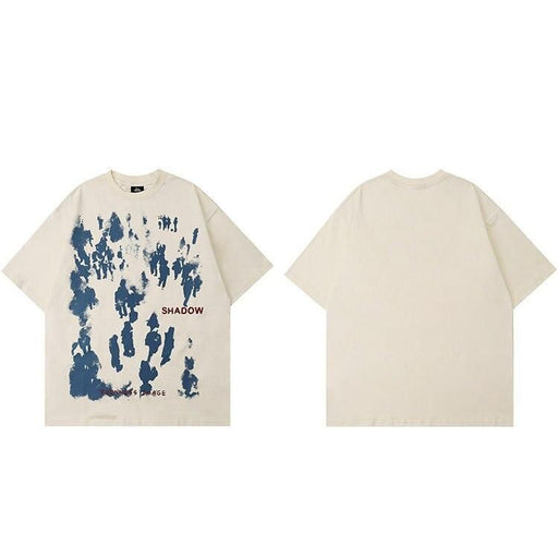 shadow letter hip hop t-shirt, view 2 - MRSLM