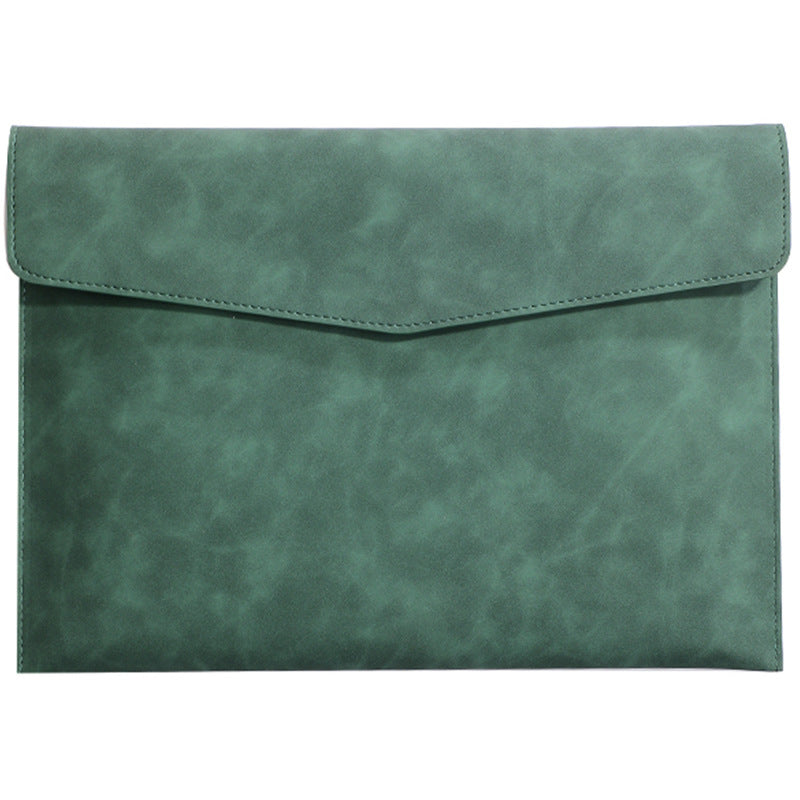 A4 PU leather document organizer, view 3 - MRSLM