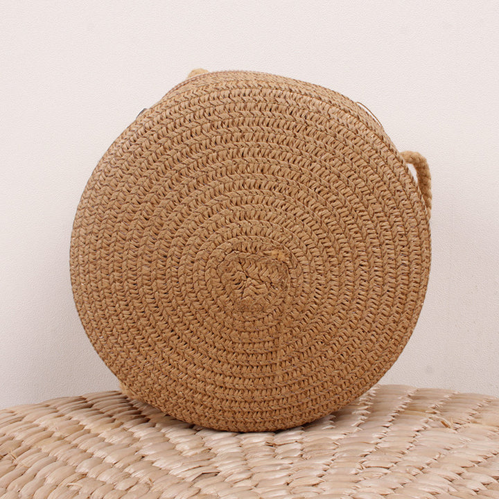 Summer Woven Straw Crossbody Bag