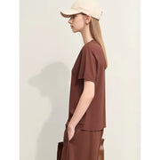 v-neck short sleeve t-shirt, view 9 - MRSLM
