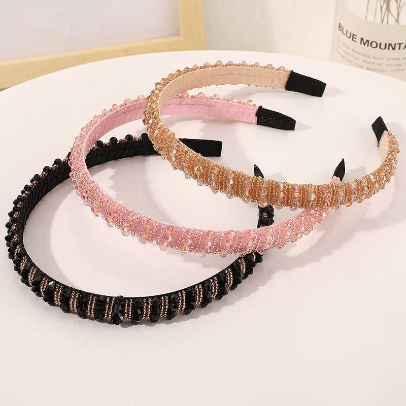 rhinestone crystal headband, view 11 - MRSLM