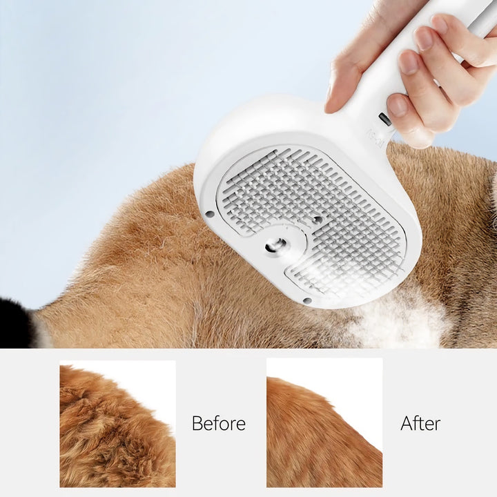 Automatic Pet Hair Straightening Comb