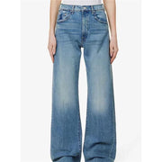 vintage blue wide-leg jeans, view 3 - MRSLM