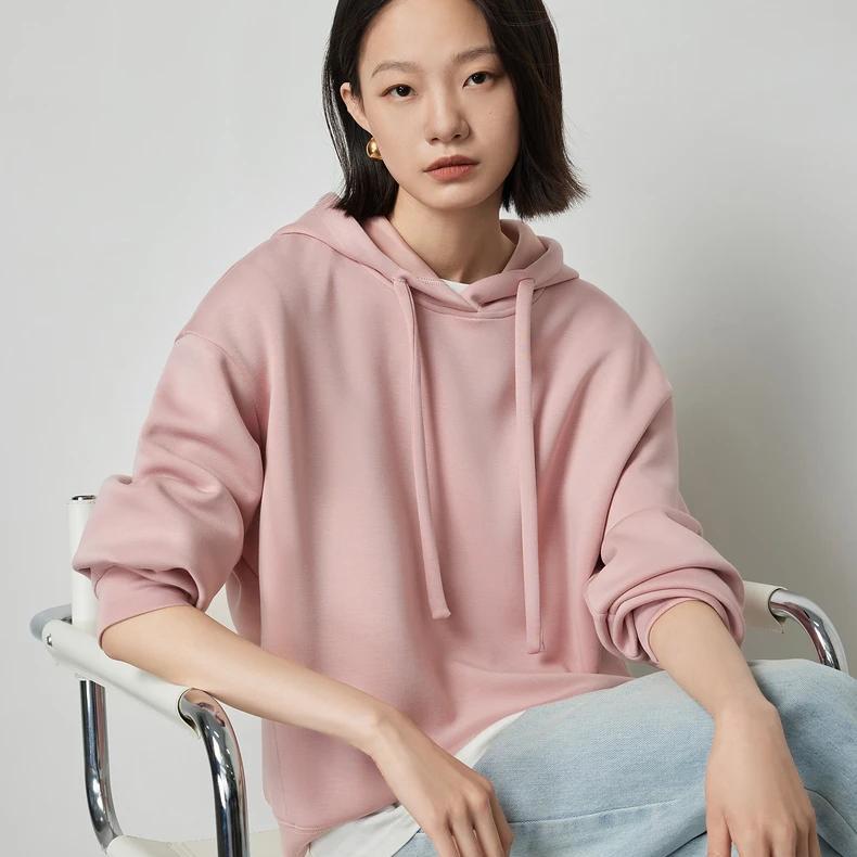 women's drawstring hooded sweatshirt - MRSLM