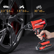 portable wireless handheld air compressor, view 4 - MRSLM