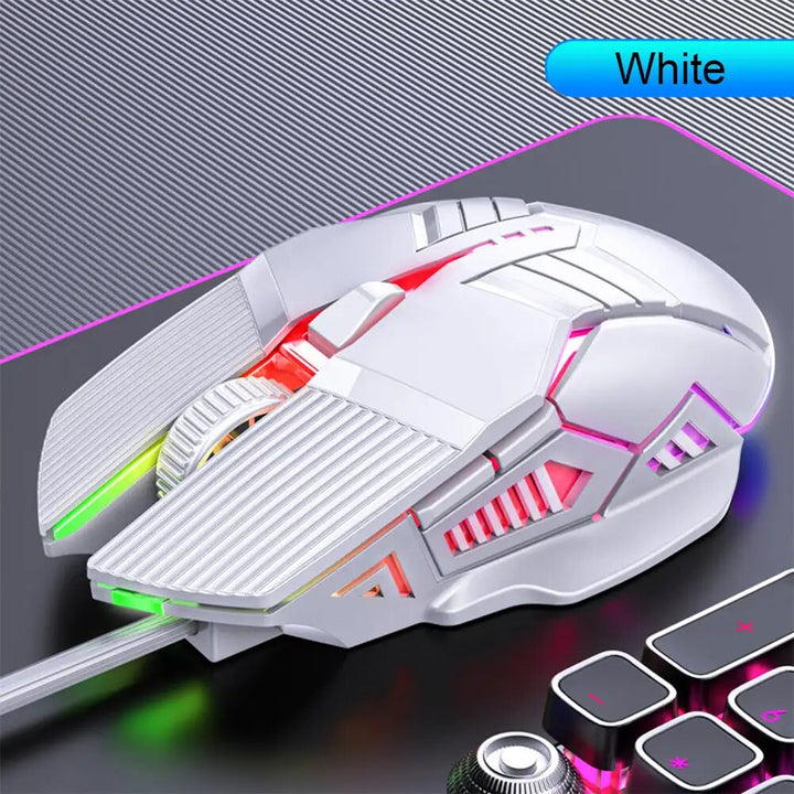 Ergonomic RGB Wired Gaming Mouse